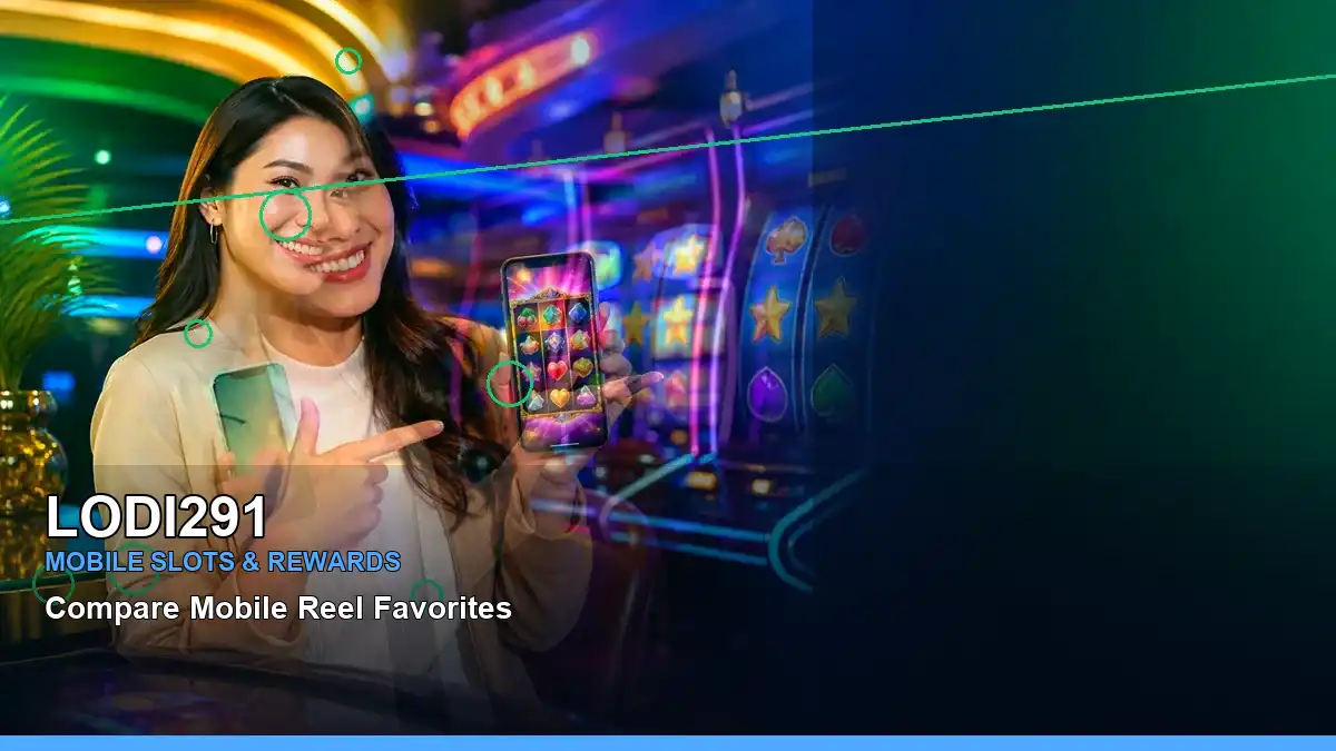 LODI291 mini games guide scene showing a close-up casino interface, deposit area, and wallet panel